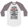 I'm A Veteran Grandpa T Shirt 3/4 Sleeve Shirt