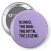 nonno the man the myth the legend Pin-back button