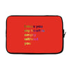 I miss you my heart is empaty wİthout you (2) Laptop sleeve