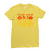 you can't scare me i'm a 1st grade teach Ladies Fitted T-Shirt