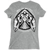 why do we fall, so we can learn to pickup ourselves up black Ladies Fitted T-Shirt