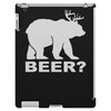 new bear deer beer funny iPad 3 and 4 Case