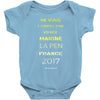 votez marine la pen france 2017 Baby Onesie