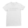 running sucks   humor exercise running gym marathon runner workout tee Ladies Fitted T-Shirt