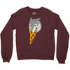 pizza wolf Crewneck Sweatshirt