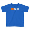 unsub criminal minds us crime tv series unknown subject unisex Toddler T-shirt
