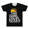 This Girl Loves Tacos All Over Men's T-shirt