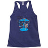 hipster ice cube Racerback Tank