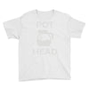 pot head coffee lover Youth Tee