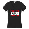 Protect Kids Not Guns Women's V-Neck T-Shirt