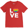 lgbt love V-Neck Tee