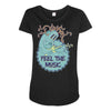 feel the music Maternity Scoop Neck T-shirt