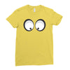 googly eyes Ladies Fitted T-Shirt