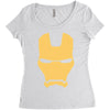 iron man mask avengers marvel comics gift Women's Triblend Scoop T-shirt