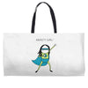 anxiety girl Weekender Totes