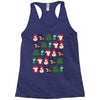 christmas pixel Racerback Tank