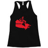 Canada Continent Roots Racerback Tank