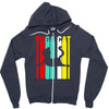yoga cat Zipper Hoodie