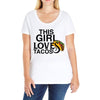 This Girl Loves Tacos Ladies Curvy T-Shirt