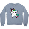 DABBİNG LEPRECHAUN UNİCORN Crewneck Sweatshirt