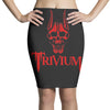 screaming skull Pencil Skirts