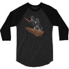 the darth king 3/4 Sleeve Shirt