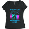 where are we dropping boys Women's Triblend Scoop T-shirt