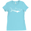 hai haie selachii shark der wei&szlig;e hai jaws neu Ladies Fitted T-Shirt