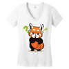 red fox 2 Women's V-Neck T-Shirt