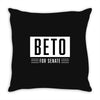 Beto For Senate Throw Pillow