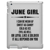 Super June Girl iPad 3 and 4 Case