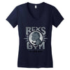 rex's gym Women's V-Neck T-Shirt