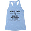Scorpio Woman Racerback Tank
