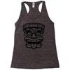 tiki mask hawaiian Racerback Tank