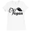 vegan Ladies Fitted T-Shirt