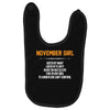 November Girl Hated By Many Baby Bibs