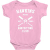 hawkins babysitting club indiana mike dustin eleven demogorgon strange Baby Bodysuit