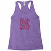 pop alphabet Racerback Tank
