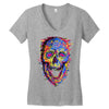 skull kid draw Women's V-Neck T-Shirt