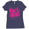 rock music r2 Ladies Fitted T-Shirt