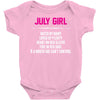 July Girl Hated By Many Baby Onesie