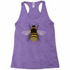 realistic bee Racerback Tank