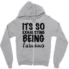 its so exhausting being fabulous Zipper Hoodie
