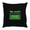 delorean trail Throw Pillow