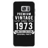 Premium Vintage Since 1973 Limited Edition Original Parts Samsung Galaxy S7
