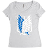 wings of freedom Women's Triblend Scoop T-shirt
