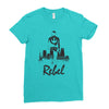 rebel   blackout Ladies Fitted T-Shirt