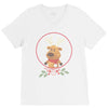 cute deer V-Neck Tee