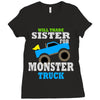 monster truck shirt for boys toddlers Ladies Fitted T-Shirt