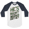 zombie right behind 3/4 Sleeve Shirt